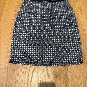NWT Talbots Women’s Navy/white Skirt Size 8